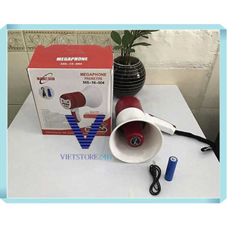 Loa Phóng Thanh Bán Hàng,Rao Vặt.Có Ghi Âm,Khe Cắm USB,Còi Báo Động
