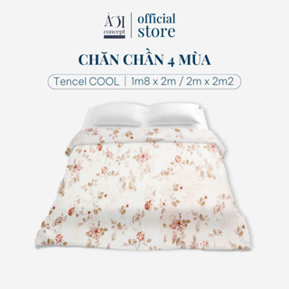 Chăn chần mùa hè mát lạnh Tencel Cool 40s AOICONCEPT chần bông Microfiber Cao Cấp Size 1m8x2m và 2mx2m2 Chăn 4 mùa