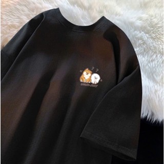 Áo thun 3158 phông nữ nam chất liệu cotton khô form rộng KONOVA in hình gấu NASA