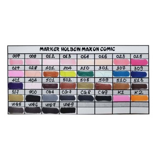 [ARTDOOR] Bút Marker HOLBEIN Maxon đầu brush mềm cây lẻ (full) - [xả kho]