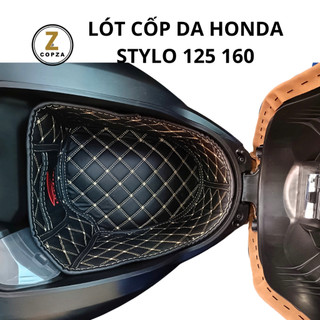 Lót Cốp Xe Máy COPZA Dành Cho Xe HONDA Stylo Giorno 125 160 Chất Liệu Da Cách Nhiệt Chống Va Đập Chống Trầy Cốp Hiệu Quả