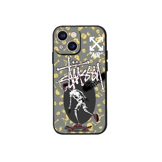 Ốp lưng iPhone Stussy Trượt Ván TPU Viền Vuông