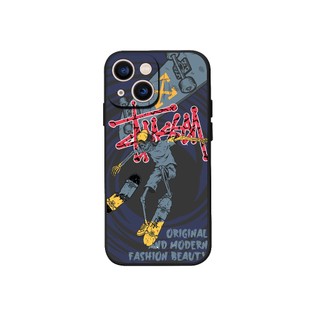 Ốp lưng iPhone Stussy Trượt Ván TPU Viền Vuông