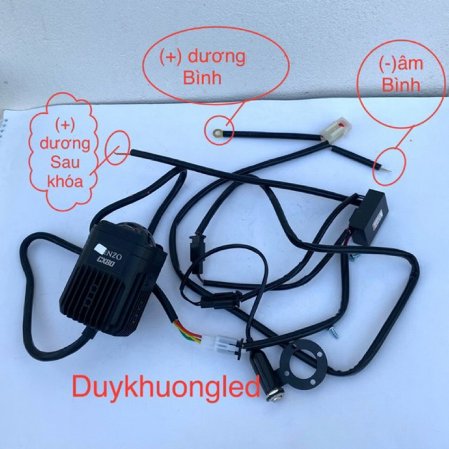 Mạch Đèn Bi Cầu CX80, Đèn Bi Led  Có Passing