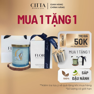 Nến Thơm Chill Vibes 340G 12Oz, Sáp Đậu Nành Cao Cấp, Thư Giãn Giảm Stress - CITTA Bloom of Scent