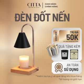 Đèn Đốt Nến Thơm Điện Tử, Tăng Giảm Độ Sáng, Hẹn Giờ Tắt, Tặng Kèm 02 Bóng - CITTA Bloom of Scent