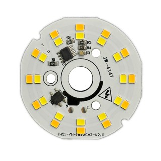 Mắt led vỉ tròn 7w , điện áp 220v ( 3 màu)