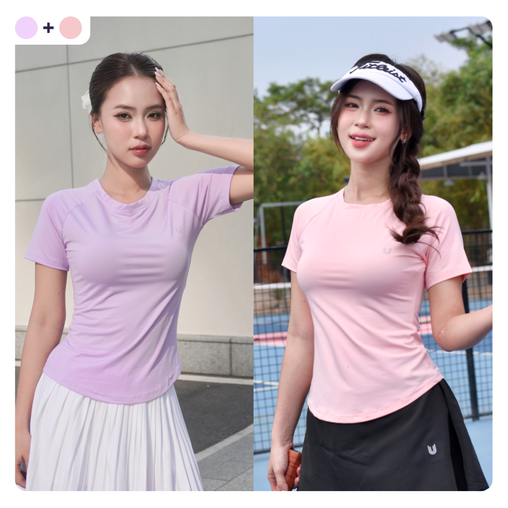 Combo 2 áo thun thể thao nữ có BIGSIZE Running Tee tập gym yoga cổ tròn ngắn tay vải thoáng mát co giãn Today U Wear | BigBuy360 - bigbuy360.vn