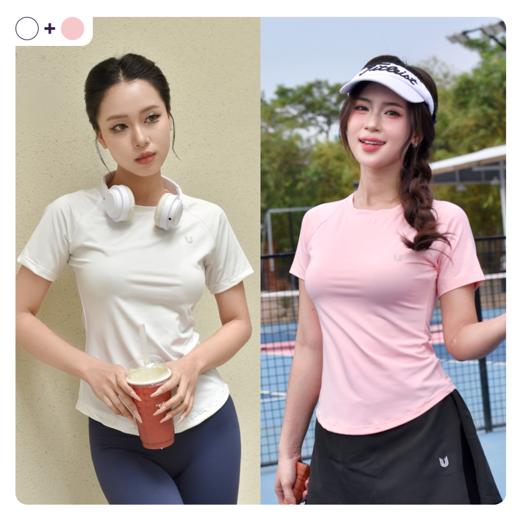 Combo 2 áo thun thể thao nữ có BIGSIZE Running Tee tập gym yoga cổ tròn ngắn tay vải thoáng mát co giãn Today U Wear | BigBuy360 - bigbuy360.vn