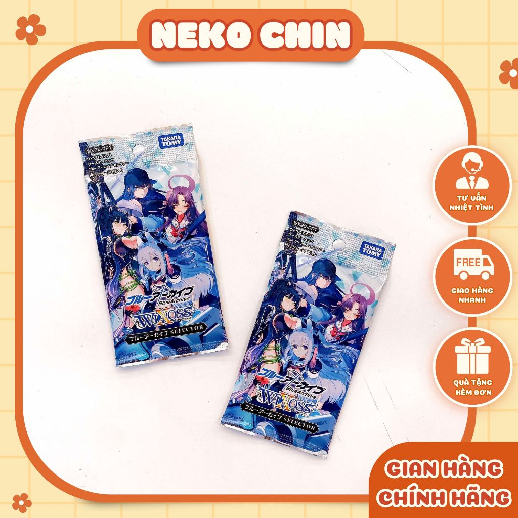Thẻ Wixoss Booster nhân phẩm Blue Archive [WX25-CP1] – Thẻ Bài Chính Hãng Nhật | Tặng Sleeves | Good