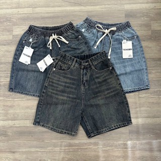 TIENSTYLE _ Quần Jean Ngố Thêu Thỏ Lưng Chun Nơ Eo Dành Cho Nữ Bigsize 80kg 3 màu