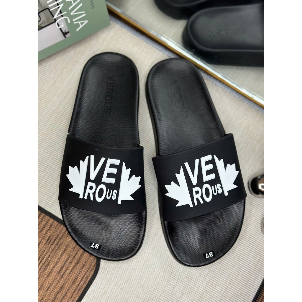 Dép lê nam nữ quai ngang VEROUS, đế cứng êm chân, phong cách, cá tính, các size từ 37-43