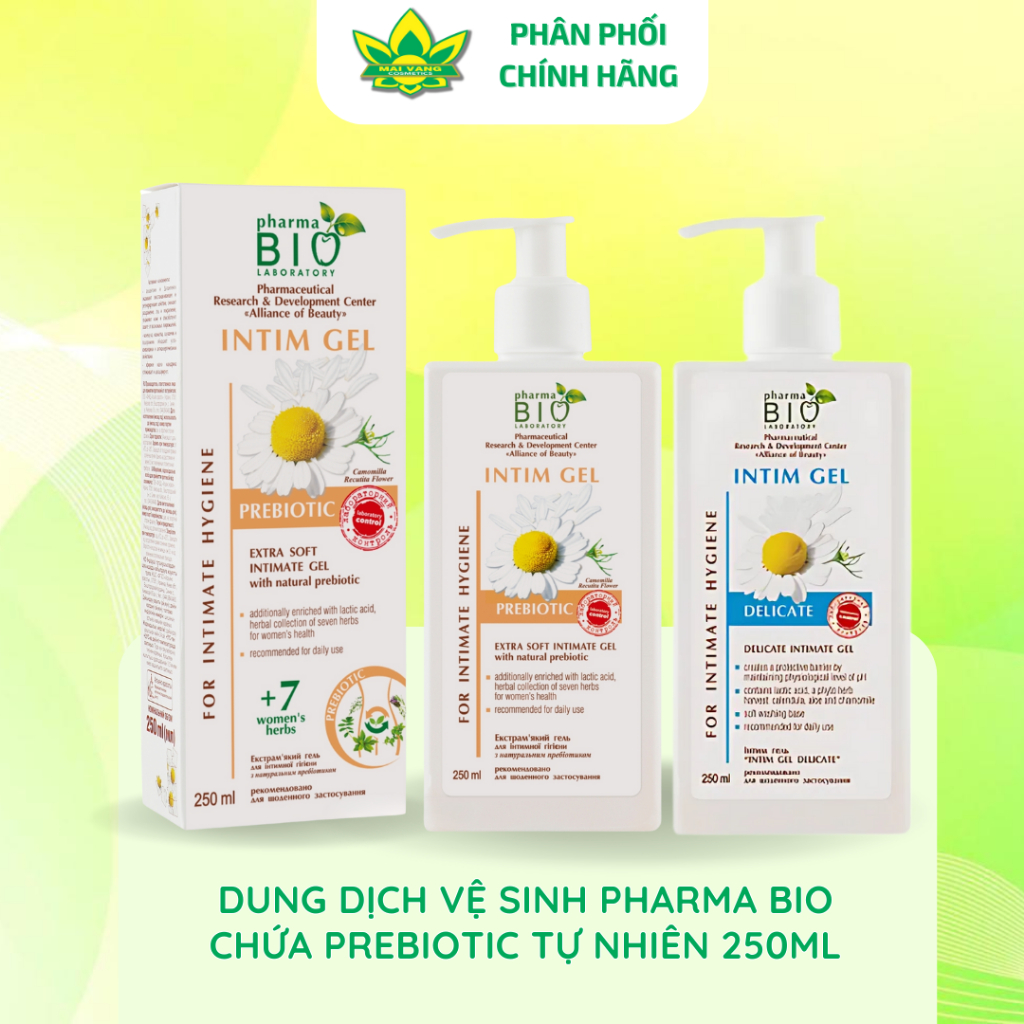 [Hàng chính hãng] Dung dịch vệ sinh Pharma Bio Laboratory chứa Prebiotic tự nhiên 250ml