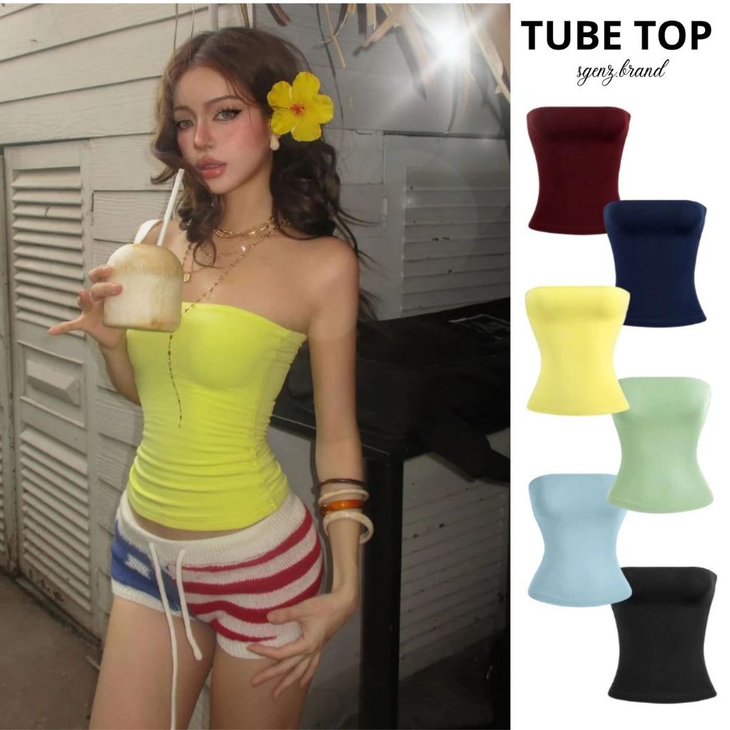 [ SUMMER TUBE ] Áo ống Slimfit DANEJI , Chất dày dặn thun lạnh,co dãn tốt basic