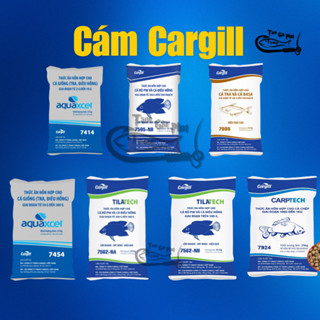   Cám Cargill  1kg Cám Cargill 7414 7454 7924 7595 7562 7605 cho cá giống cá cảnh cá thịt cá chép cám câu cá 
