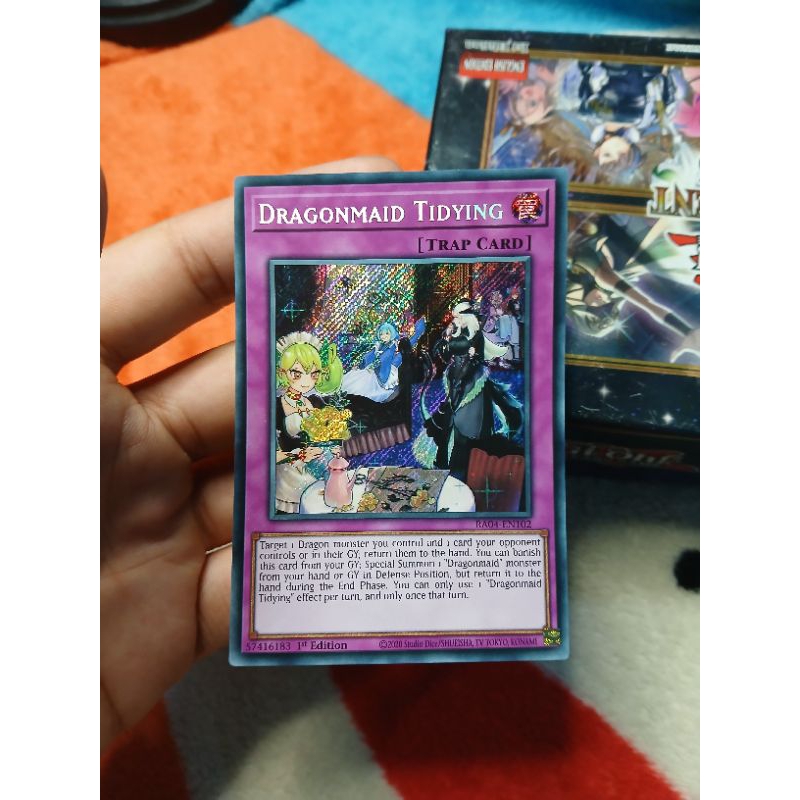 [Yugioh Biên Hòa Store] 1 lá thẻ bài Dragonmaid Tidying - RA04-EN102