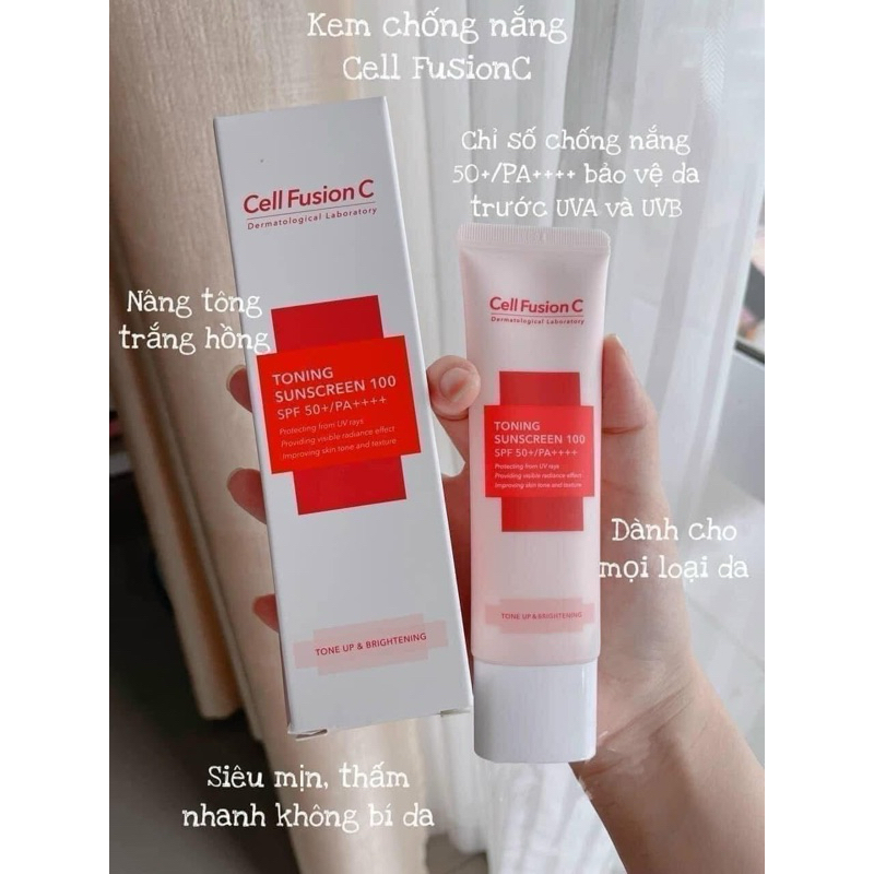 Kem chống nắng cell fushion C