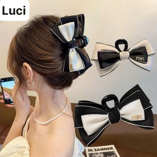  Kẹp Tóc Nơ Lớn Hai Mặt Hình Cá Mập Phong Cách Công Chúa Kẹp LUCI xinh xắn thời trang 