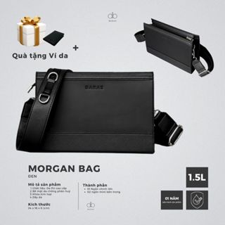 Túi đeo chéo hộp MORGAN BAG - BARAS VIETNAM - Túi đeo chéo thời trang nam
