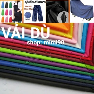 vải dù tổ ong, vải dù thường chống thấm.Bán theo mét chiều dài, khổ vải chiều ngang 1.5m