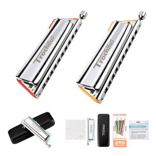 Kèn Harmonica Trochilus Chromatic 10 lỗ cao cấp
