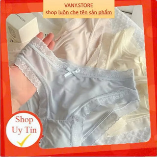  COMBO 5-10 Quần Lót Nữ Su Lụa Siêu Mỏng Không lộ viền co giãn phối ren hoa thoáng mát gợi cảm MÃ A112 