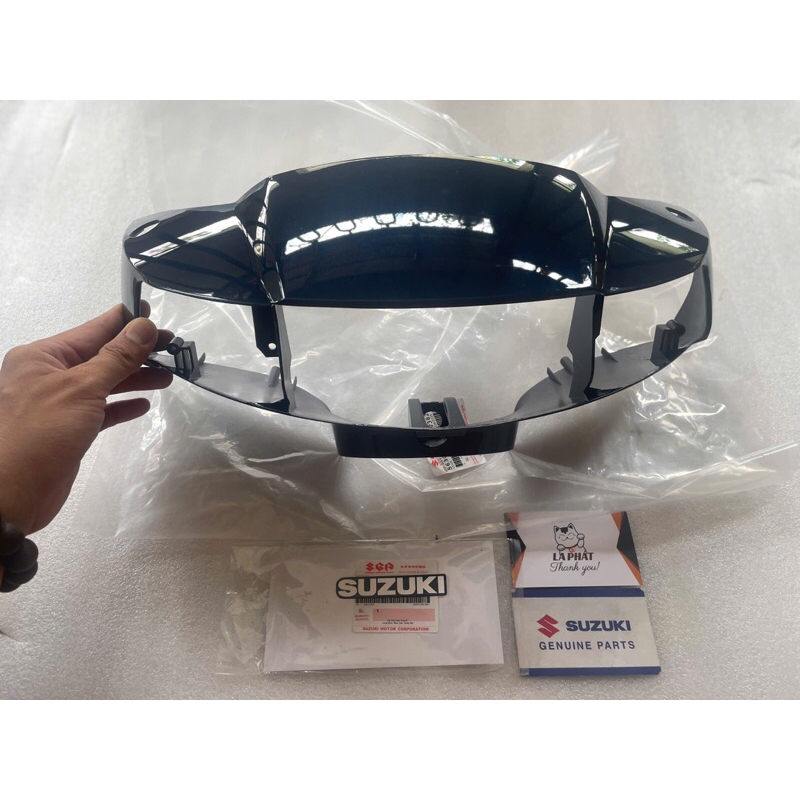 Ốp đầu (Vỏ đầu trước ) Suzuki Viva xanh nhớt và chữ suzuki chính hãng