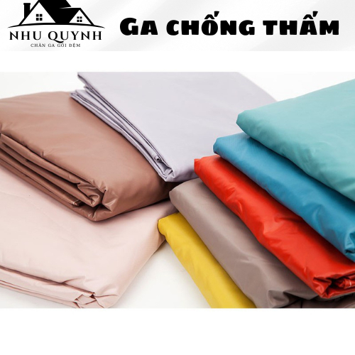Ga chống thấm một màu trơn bảo vệ đệm, ga bọc chun đủ size 1m6x2m - 1m8x2m - 2mx2m2 (màu ngẫu nhiên)