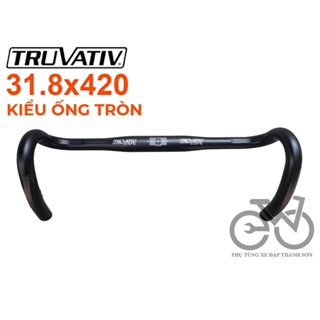  Ghi đông cong TRUVATIV nhôm xe đua xe đạp Fixed Gear 31.8mm kiểu ống tròn 