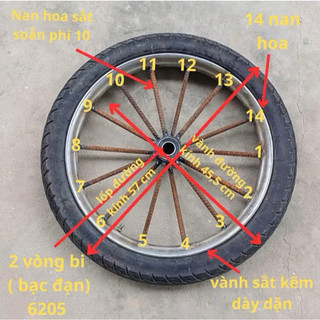 Bánh Xe Lôi , Xe bò , trục phi 28