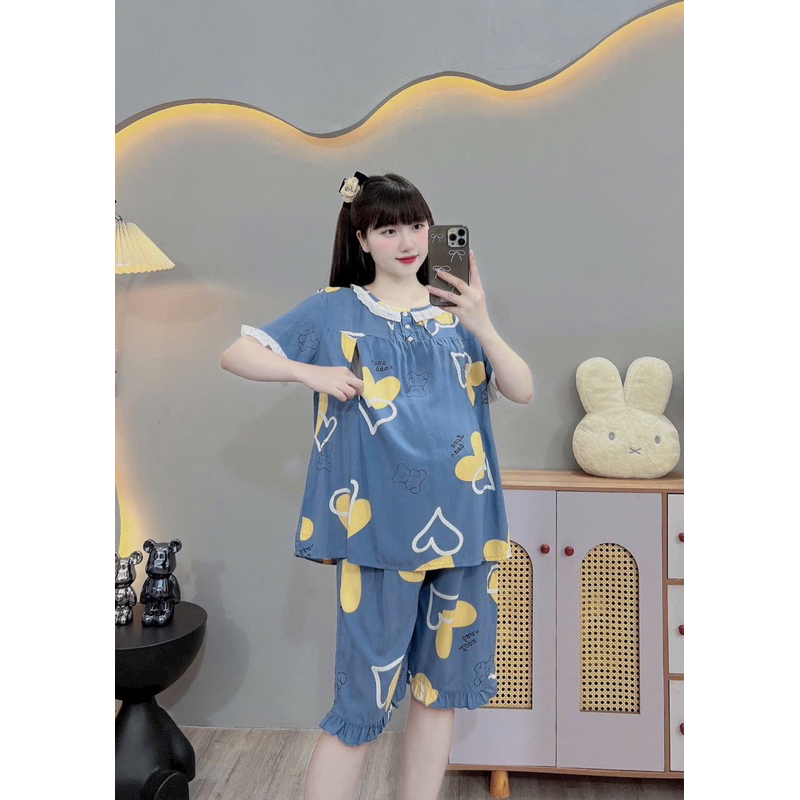 Bộ lanh bầu mùa hè [ Hàng đẹp thiết kế ]