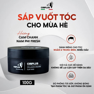 Sáp Vuốt Tóc SICILY CIN PLUS Clay Wax Cao Cấp Giúp Giữ Nếp Tóc, Tạo Kiểu, Bóng Mượt Tự Nhiên