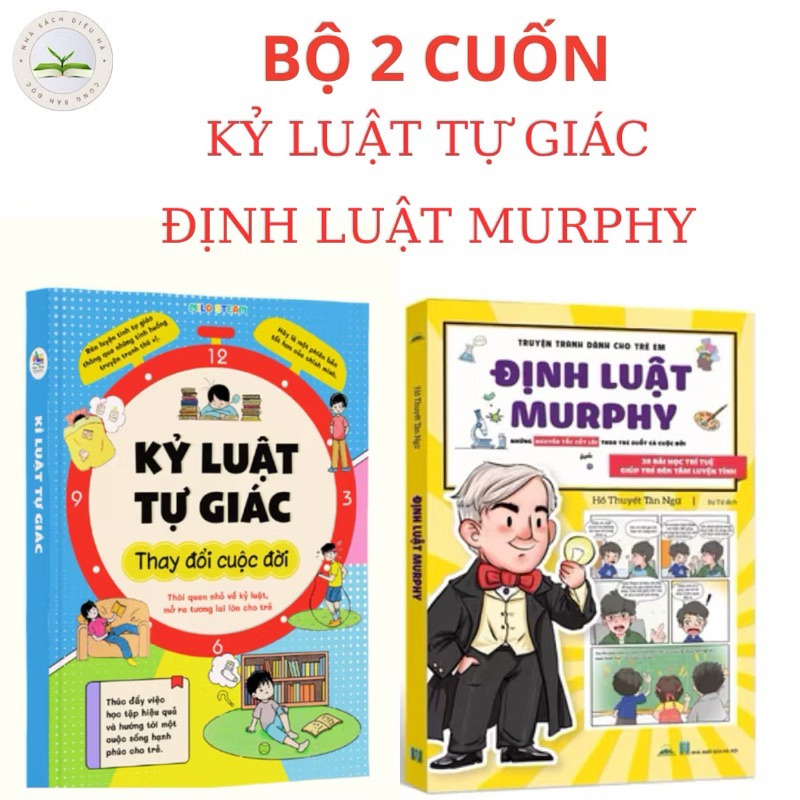 ✅Sách: Kỉ Luật Tự Giác - Thay Đổi Cuộc Đời Và Định Luật Murphy Cho Bé Từ 6-12 tuổi.