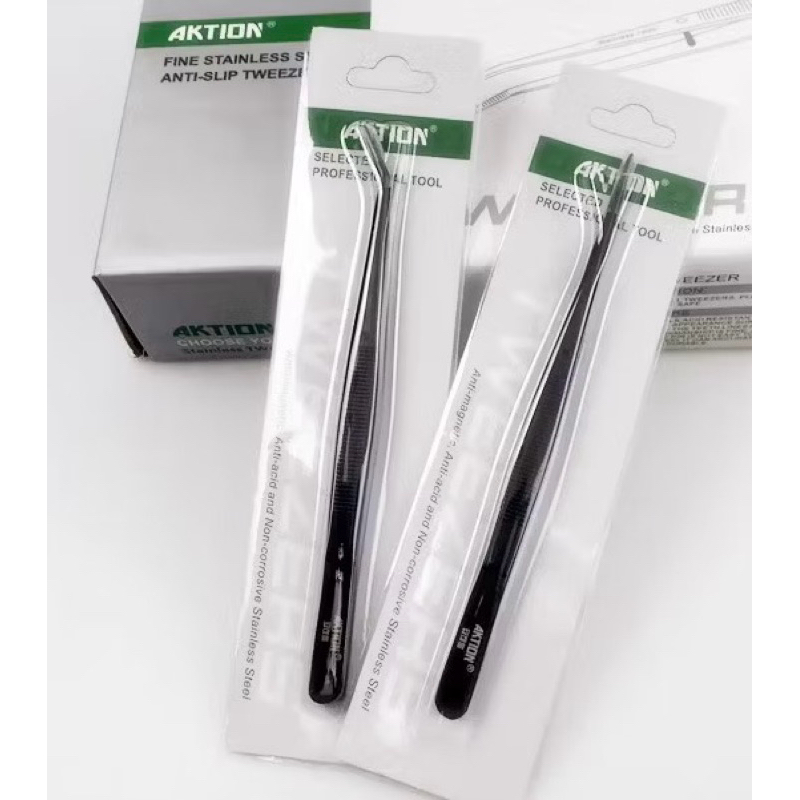 Nhíp gắp , nhặt lông yến Aktion - Mẫu dài 15cm