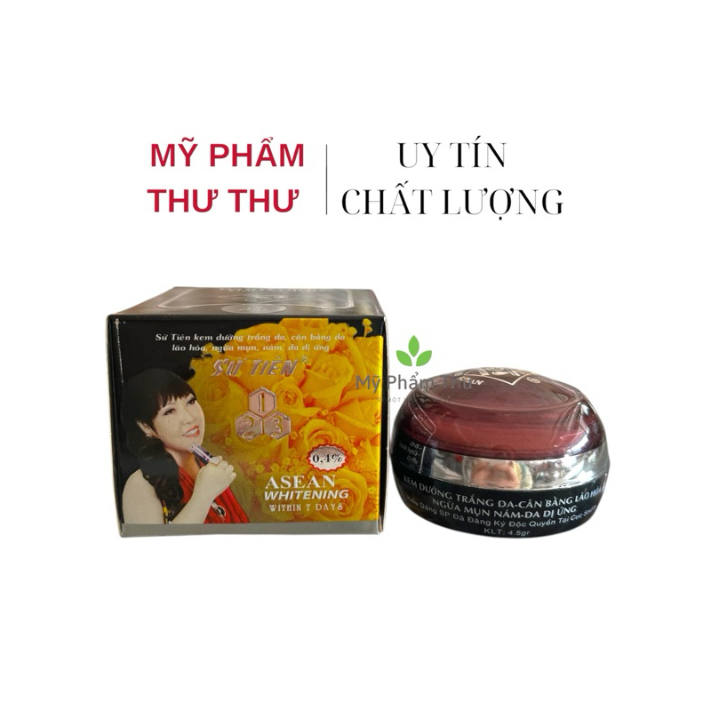 Kem Sứ Tiên Màu Đen Dưỡng Trắng Da Cân Bằng Lão Hoá Ngừa Mụn Nám