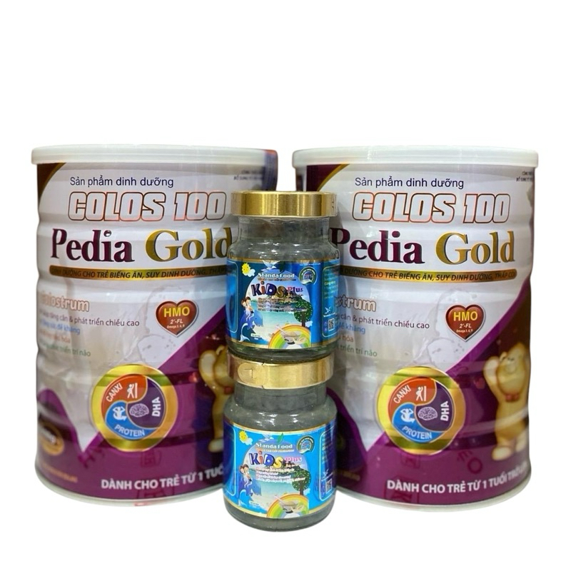 [Combo 2 Lon] Sữa Biếng ăn Pedia Gold Colos 100 lon 900g Từ 1 tuổi