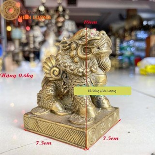 Kì Lân Ngồi Bệ Vuông Phong Thủy