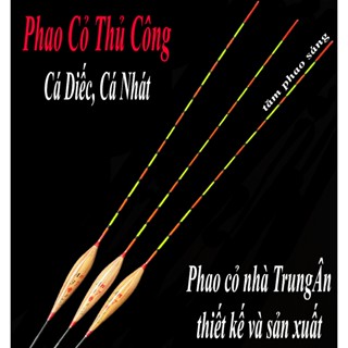 Phao cỏ chì nhẹ A01 chuyên câu cá nhát - cá chép, diếc tải chì nhẹ - Phao Cỏ Câu Đài