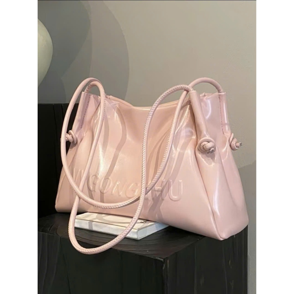 Túi Tote Nữ Phiên Bản Hàn Quốc Da Mềm Quai Tròn Size Lớn Đeo Vai Thời Trang – HT137