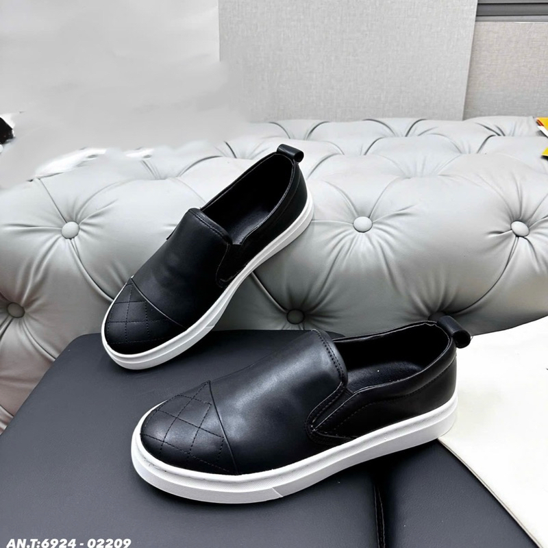 Giày slipon nam chất liệu da bò bền đẹp cùng đế cao su êm chân ( đế 3cm)