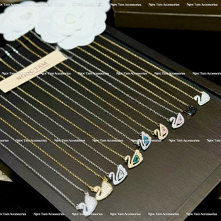 Dây chuyền thiên nga đính đá cao cấp, vòng cổ nữ thời trang