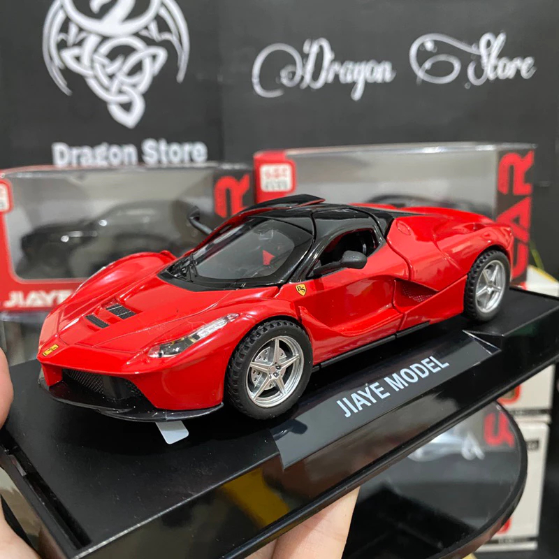 Xe mô hình sắt giá rẻ Ferrari LaFerrari tỉ lệ 1:32 (SẴN)