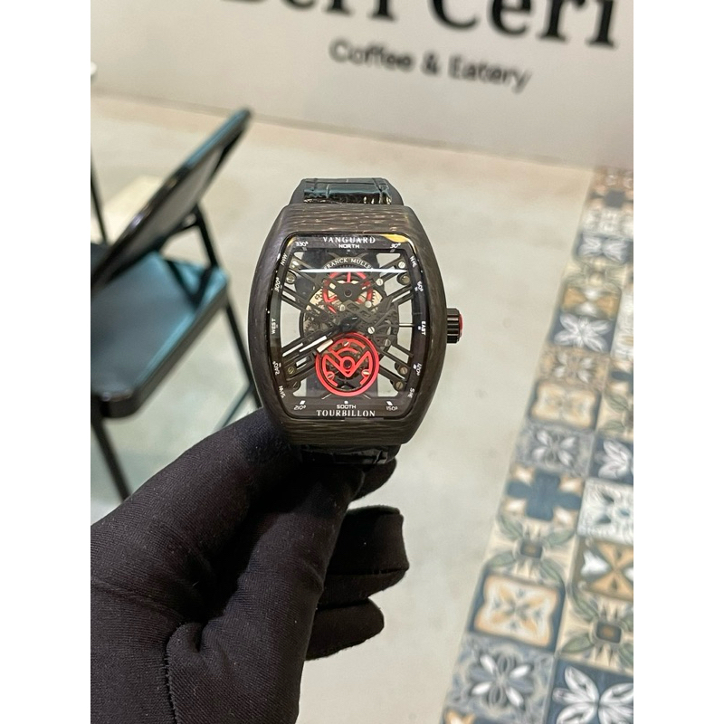 Fullbox Franck muller v45 , vỏ carbon siêu nhẹ . RevoLuxury