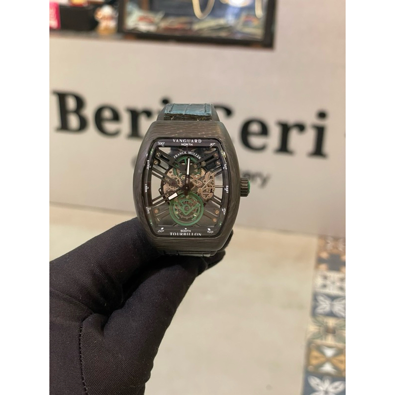 Fullbox Franck muller v45 , vỏ carbon siêu nhẹ. RVW