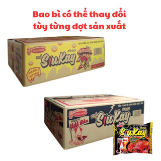 Thùng 24 gói Mì ăn liền Siukay hương vị hải sản/ gà xốt phô mai