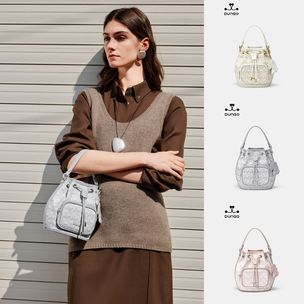 Túi Bucket NUCELLE Charm Ngựa NU1172242 Đựng điện thoại Sang Trọng