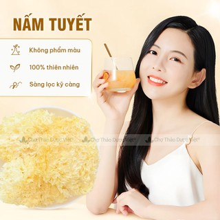 Nấm tuyết 1kg, ngân nhĩ vàng khô, không tẩy, nguyên liệu nấu chè, thơm ngon, tốt cho sức khỏe