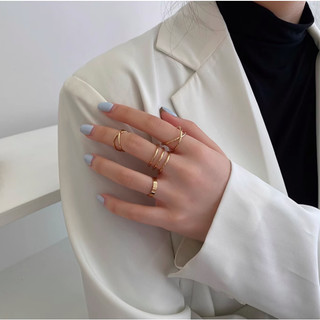 Combo 6 nhẫn nữ mảnh xinh xắn