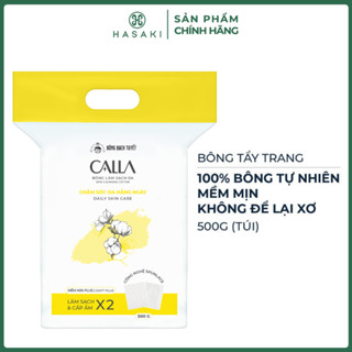 [DAILY] Bông Tẩy Trang Bông Bạch Tuyết Calla Mềm Mịn Túi 500g Size 6x5cm Hasaki Sản Phẩm Chính Hãng