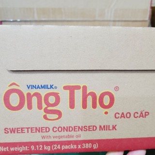 Thùng sữa đặc Ông Thọ giấy có đường cao cấp (24*380g)